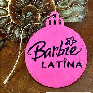 Barbie Latina wooden ornament